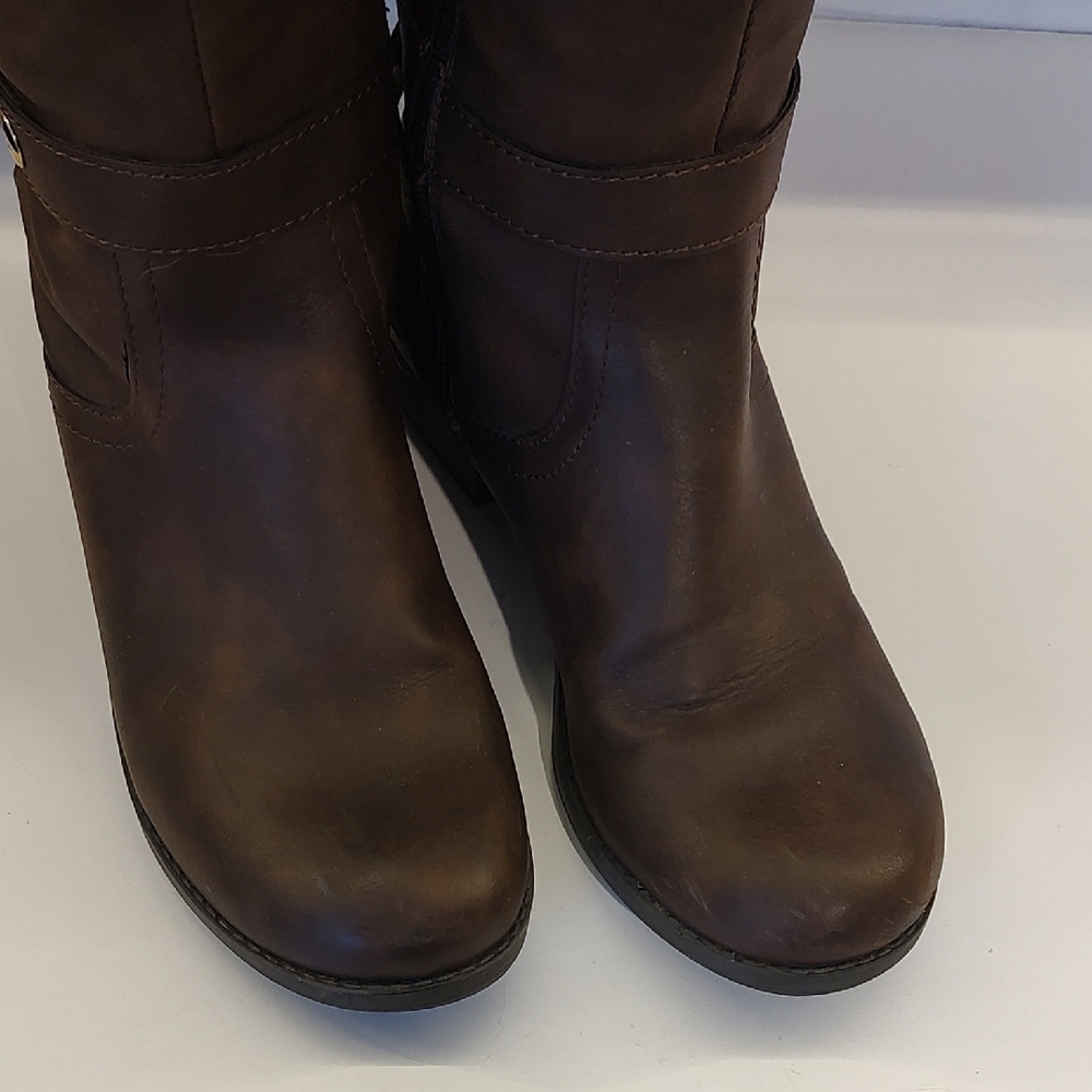 Source Unknown Dark Brown Over the Knee Boots - Picture 4 of 13